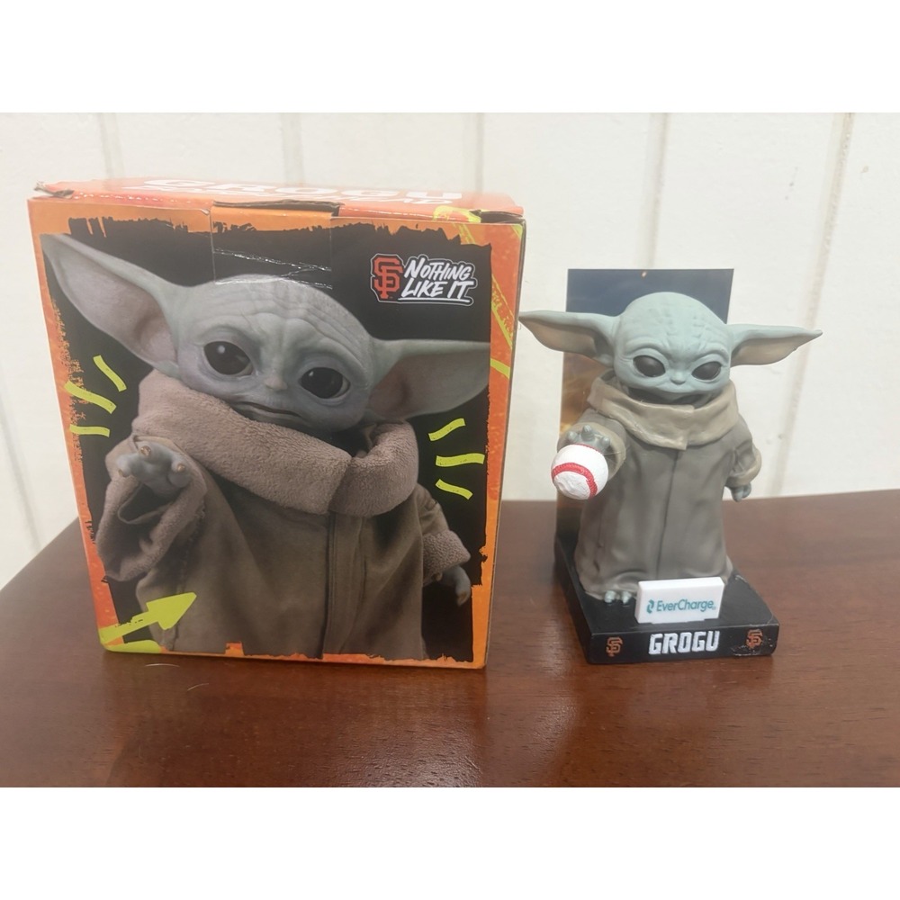 New in Box San Francisco SF Giants 5/24/26 Star Wars Grogu Baby Yoda Bobblehead